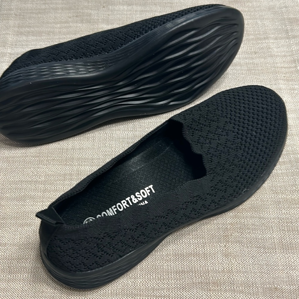 Black slip on loafer   shoes